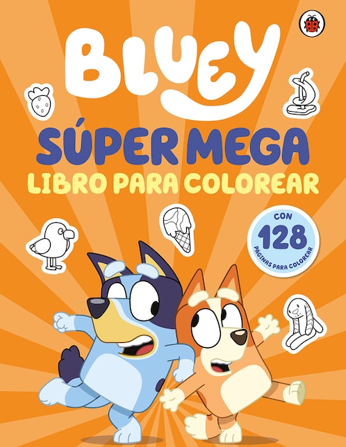 Libro Bluey: Súper mega libro para colorear de Ladybird Books