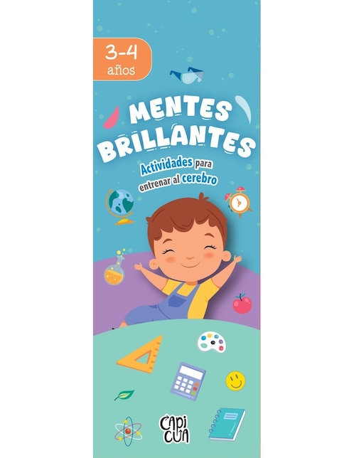 Libro Mentes Brillantes 3-4 años de Capicua 1