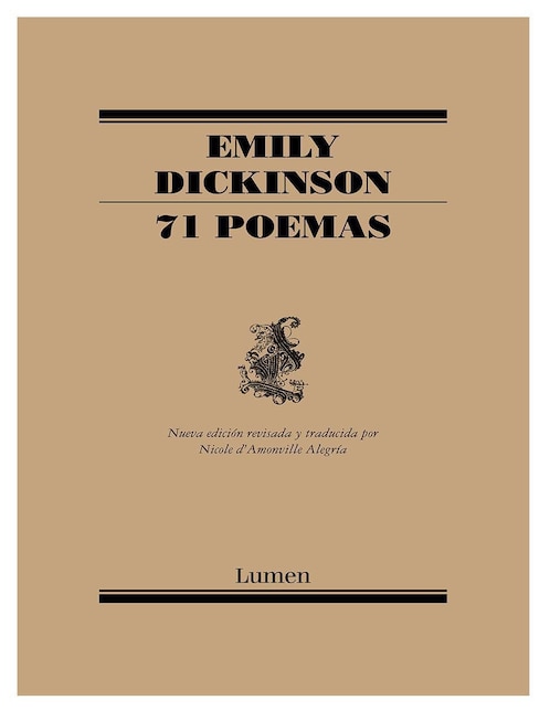 Libro 71 Poemas Edición Revisada de Emily Dickinson