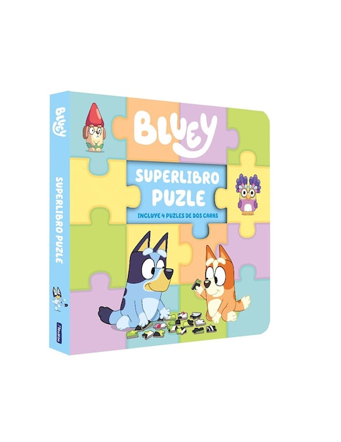 Imagen de producto Libro Bluey super libro rompecabeza de Bluey