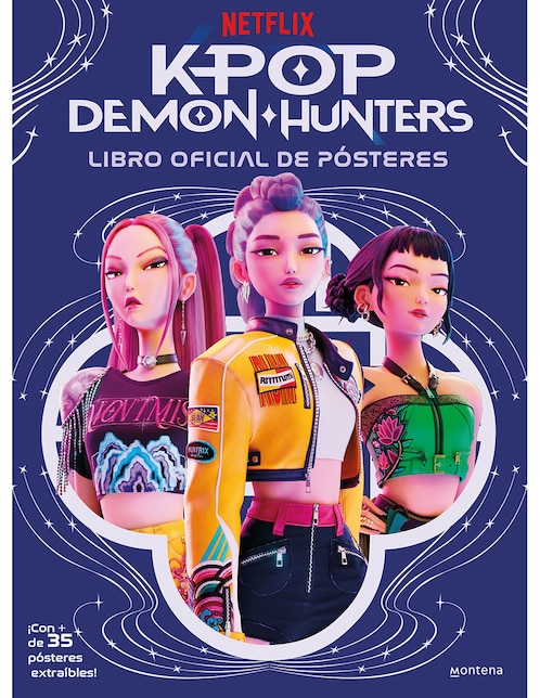 Libro K-pop demon hunters: libro oficial de posteres