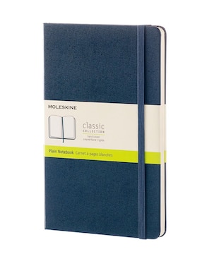 Libreta Clásica De Hoja Blanca Moleskine Zafiro