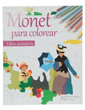Imagen de producto Libro Monet para colorear de Hachette