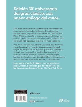 Libro Muchas Vidas Muchos Maestros de Brian L. Weiss