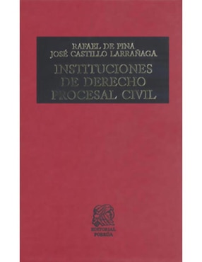 Imagen de producto Libro Instituciones de Derecho Procesal Civil
