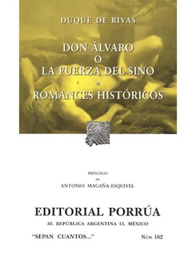 Imagen de producto Libro Don Álvaro o la Fuerza del Sino