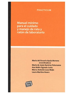 Imagen de producto Libro Manual Mínimo para el Cuidado y Manejo de Rata y Ratón de Laboratorio