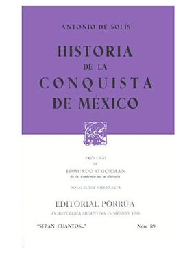 Libro Historia de La Conquista de México