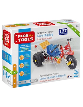 Juego De Ensamble Motocicleta Doble Tracción Wuundentoy juego armable infantil unisex