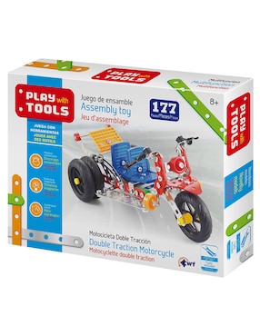 Juego De Ensamble Motocicleta Doble Tracción Wuundentoy juego armable infantil unisex