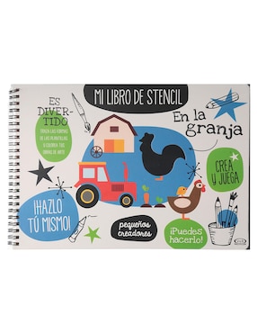Libro Mi Libro de Stencil: En la granja