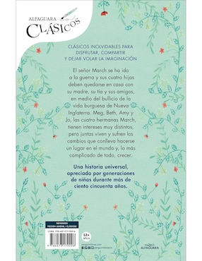 Libro Mujercitas de Louisa May Alcott