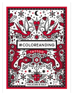 Libro Coloreanding Tatoo de Malacara & Gale
