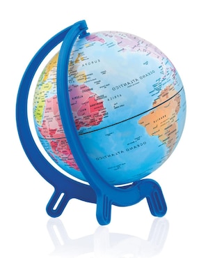 Mini globo terráqueo azul cielo Tecnodidattica