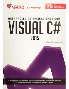 Imagen de producto Desarrollo de Aplicaciones con Visual C# 2015