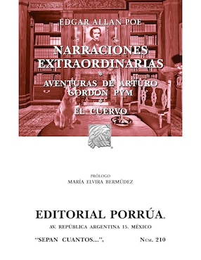 Imagen de producto Libro Narraciones Extraordinarias · Aventuras De Arturo Gordon Pym · El Cuervo
