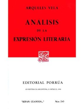 Análisis De La Expresión Literaria (Sc243)