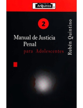 Revista Manual De Justicia Penal Para Adolescentes