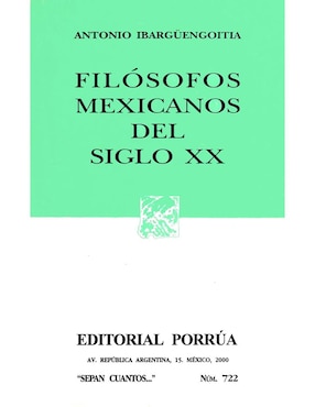 Filosofos Mexicanos Del Siglo XX