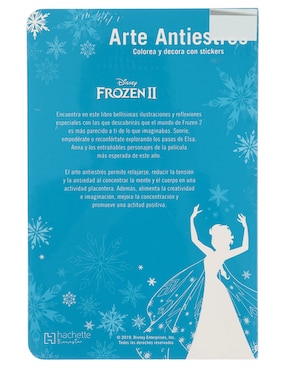Libro Frozen 2 arte antiestrés