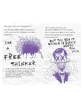 Libreta Insights Editions DC Comics hoja rayada