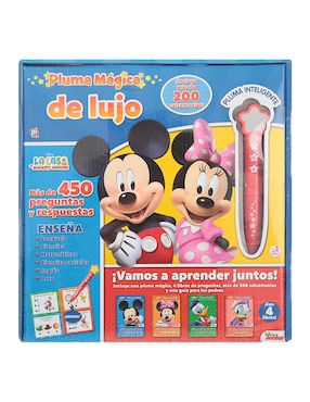 Libro Pluma mágica de lujo Disney la Casa de Mickey Mouse de Disney