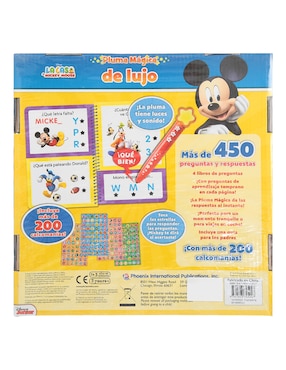 Libro Pluma mágica de lujo Disney la Casa de Mickey Mouse de Disney