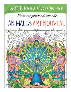 Animales ART Nouveau Arte Para Colorear