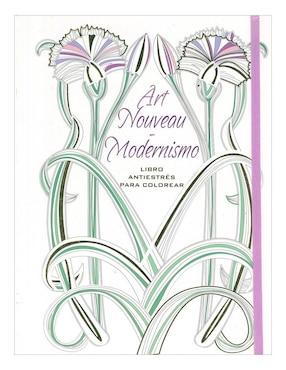 Art Nouveau-Modernismo: Libro Antiestrés Para Colorear