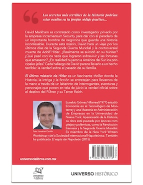 Libro El Último Misterio de Hitler de Gómez Villareal Eusebio