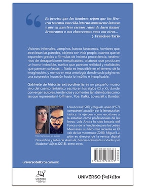 Libro Gabinete de Historias Extraordinarias Antología de Cuentos Fantásticos de Ancira, Lola