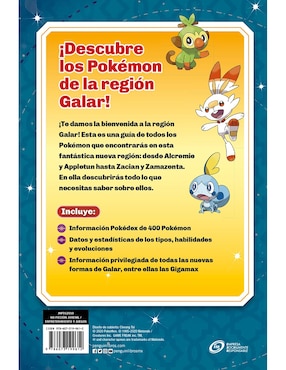 Libro Pokemon Guía de la Región Galar de Varios Autores