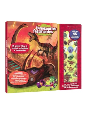 Mi Primer Libro De Cuentos, Actividades Y Calcomanías: Dinosaurios Fascinantes