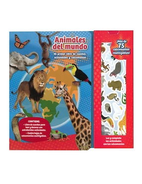 Mi Primer Libro De Cuentos Actividades Y Calcomanías: Animales Del Mundo