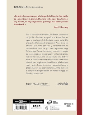 Libro Diario de Anne Frank Edición Ampliada de Anne Frank