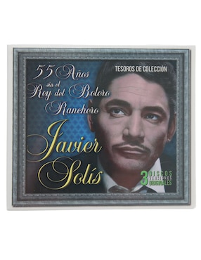 Imagen de producto 55 años sin el Rey del Bolero de Javier Solis 3 CD's