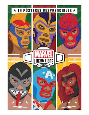 Imagen de producto Libro Marvel lucha libre. libro póster de Marvel