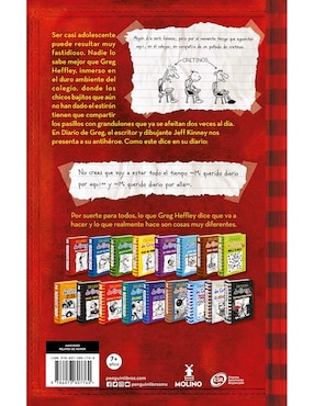 Libro Diario de Greg: un renacuajo de Kinney Jeff