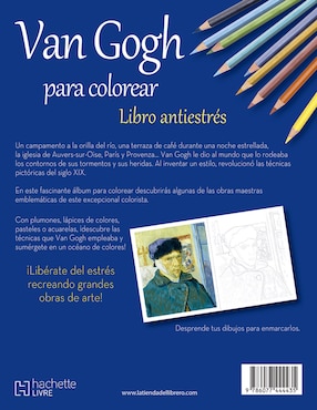 Libro Colorea a Van Gogh de Ediciones Larousse