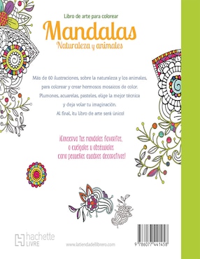 Libro Mandalas naturaleza y animales