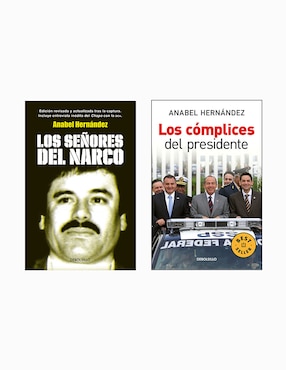 Set 2 Libros Los Señores Del Narco + Los Cómplices Del Presidente De Anabel Hernández