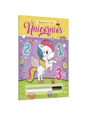 Libro + Plumón: Números Con Unicornios