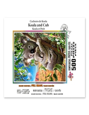 Rompecabezas Wuundentoy Cachorro De Koala 500 piezas