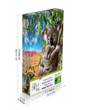 Rompecabezas Wuundentoy Cachorro De Koala 500 piezas