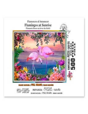 Rompecabezas Wuundentoy Flamencos 500 piezas