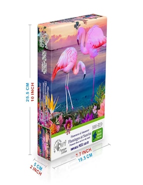Rompecabezas Wuundentoy Flamencos 500 piezas