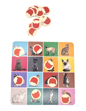 Juego de destreza cat bingo Kikkerland