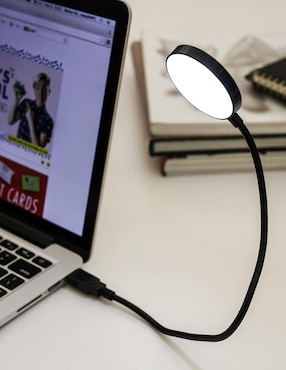 Lámpara USB Kikkerland de acero