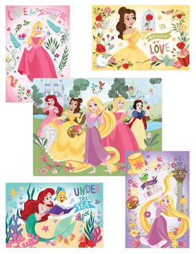 Set de rompecabezas Princesas Disney Novelty