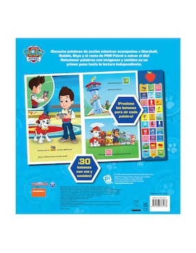 Libro Paw patrol palabras en acción
